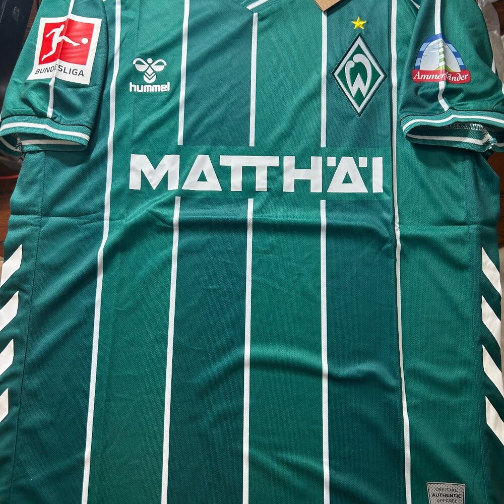 GERMANY Bundesliga SV WERNER BREMEN Men's JERSEY Sz M,L,XL,2XL By Hummel - Picture 4 of 6
